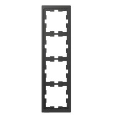 Рамка 4 поста Schneider Electric MERTEN D-LIFE, антрацит