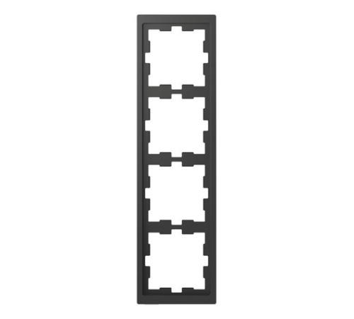 Рамка 4 поста Schneider Electric MERTEN D-LIFE, антрацит