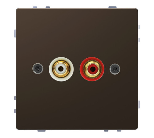 Аудио-розетка Schneider Electric MERTEN D-LIFE, мокко