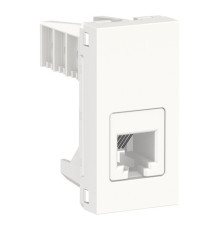 Розетка телефонная RJ12 Schneider Electric UNICA MODULAR, белый