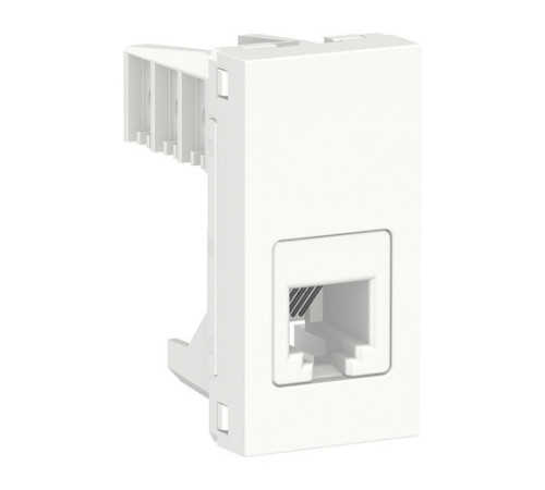 Розетка телефонная RJ12 Schneider Electric UNICA MODULAR, белый