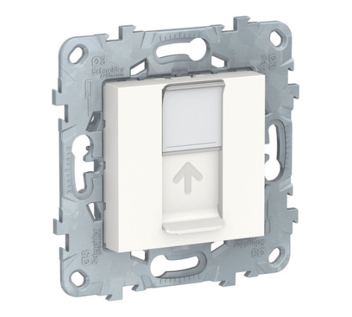 Розетка компьютерная 1xRJ45 Cat.5 Schneider Electric UNICA NEW, белый
