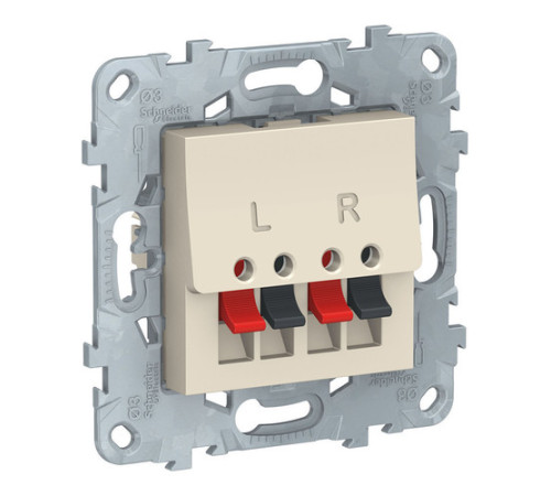 Аудио-розетка Schneider Electric UNICA NEW, бежевый