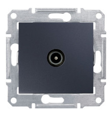 Розетка TV Schneider Electric SEDNA, оконечная, графит