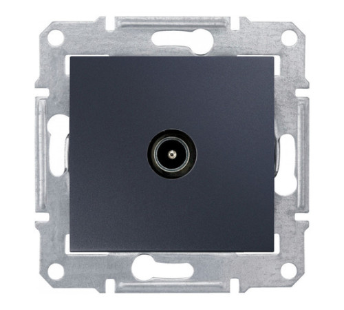 Розетка TV Schneider Electric SEDNA, оконечная, графит