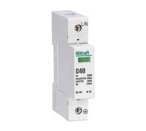 Ограничитель перенапряжений 1P 40кА C 420В ОП-101