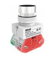 Выкл. кноп. ABLF 22 мм Цвет:ЧЕРНЫЙ 220В ВK-22 DEKraft