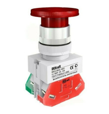 Выкл. кноп. грибок с фикс. AE 22 мм 1НО+1НЗ Цвет:К