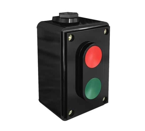 Пост кноп. на 2 кнопки LA4-2H 2НО+2НЗ Цвет:ЧЕРНЫЙ 2