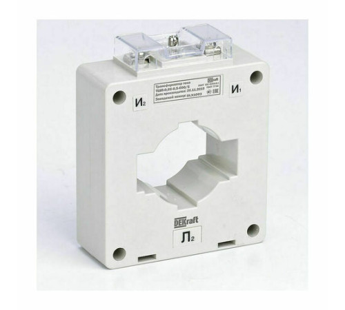 Трансформатор тока DEKraft 600//5А 10ВА, кл.т. 0,5, 50144DEK