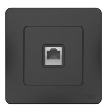 Розетка компьютерная RJ45 Systeme Electric BLANCA, скрытый монтаж, антрацит, BLNIS045006