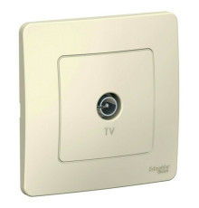 Розетка TV Systeme Electric BLANCA, оконечная, скрытый монтаж, молочный, BLNTS000012