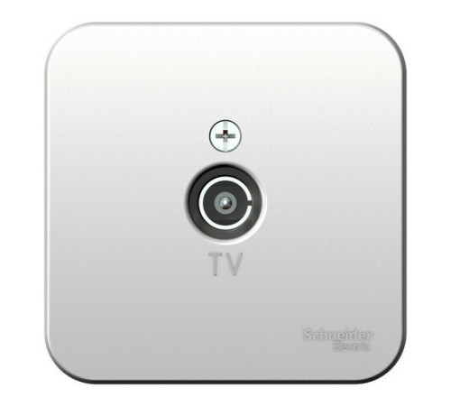 Розетка TV Systeme Electric BLANCA, оконечная, открытый монтаж, алюминий, BLNTA000013