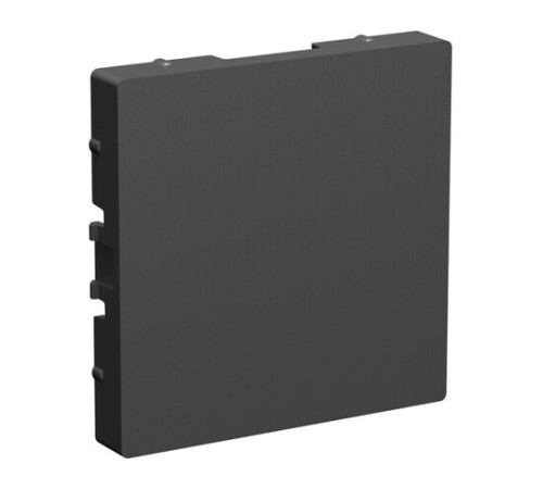 Заглушка Systeme Electric ATLASDESIGN, скрытый монтаж, базальт, ATN001409