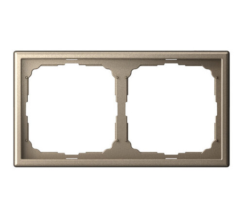 Рамка 2 поста Systeme Electric ARTGALLERY, шампань, GAL000502