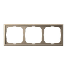 Рамка 3 поста Systeme Electric ARTGALLERY, шампань, GAL000503