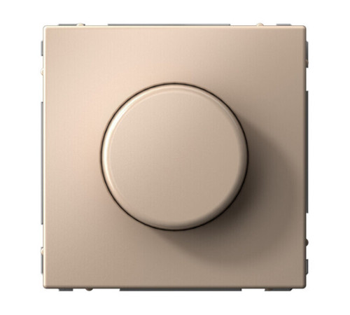 Светорегулятор (диммер) 10-400 Вт/ВА, для LED 3-150 Вт/ВА поворотно-нажимной, ARTGALLERY, песочный