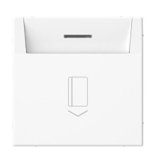 Выключатель карточный Systeme Electric ARTGALLERY, скрытый монтаж, быстрозажимные клеммы, белый