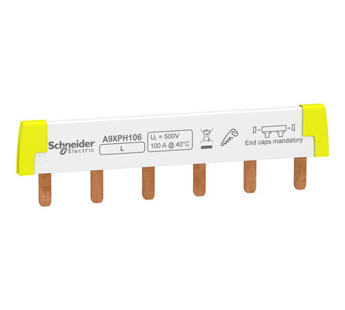 ШИНКА ГРЕБЕНЧАТАЯ 1П (L1…) 6 МОД.18ММ 100А РАЗРЕЗАЕМАЯ