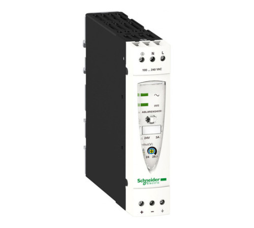Блок питания ABL8 1-фазный вход: AC100-240V/DC120-250 выход: DC24V 3A