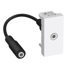 РОЗЕТКА АУДИО 3,5 ММ БЕЛАЯ