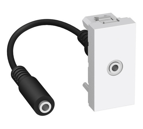 РОЗЕТКА АУДИО 3,5 ММ БЕЛАЯ