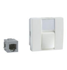 Розетка 1xRJ12 Schneider Electric ВЕССЕН 45, белый