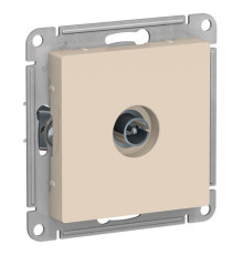 Розетка TV Systeme Electric ATLASDESIGN, одиночная, бежевый