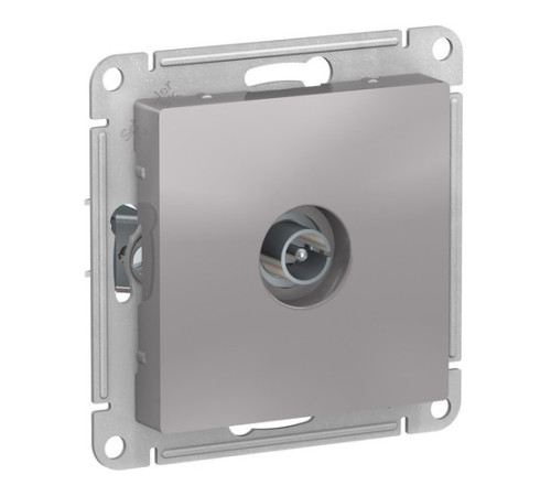 Розетка TV Systeme Electric ATLASDESIGN, одиночная, алюминий