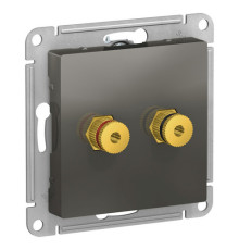 Аудио-розетка Systeme Electric ATLASDESIGN, сталь