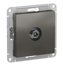 Розетка TV Systeme Electric ATLASDESIGN, оконечная, сталь