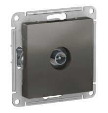 Розетка TV Systeme Electric ATLASDESIGN, одиночная, сталь