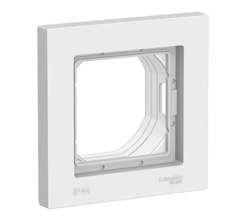 Рамка 1 пост IP44 Systeme Electric ATLASDESIGN, белый