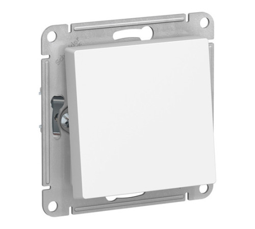 Переключатель  IP44 1-клавишный Systeme Electric ATLASDESIGN, скрытый монтаж, белый