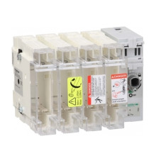Рубильник с предохранителем Schneider Electric TeSys GS 100А 4P, 22X58