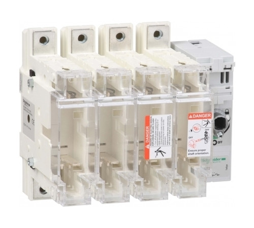 Рубильник с предохранителем Schneider Electric TeSys GS 250А 4P, 1