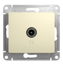 Розетка TV Systeme Electric GLOSSA, одиночная, бежевый