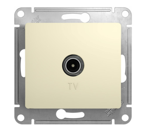 Розетка TV Systeme Electric GLOSSA, одиночная, бежевый
