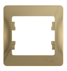 Рамка 1 пост Systeme Electric GLOSSA, титан