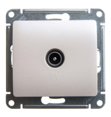 Розетка TV Systeme Electric GLOSSA, одиночная, перламутр