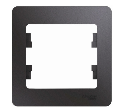 Рамка 1 пост Systeme Electric GLOSSA, графит