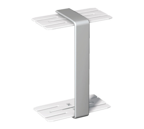 Накладка на стык короба 95х55мм Ппод алюминий