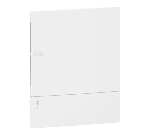 Распределительный шкаф Schneider Electric MINI PRAGMA 24 мод., IP40, встраиваемый, пластик, белая дверь, с клеммами