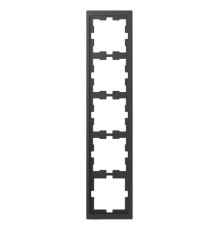 Рамка 5 постов Schneider Electric MERTEN D-LIFE, антрацит