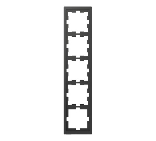 Рамка 5 постов Schneider Electric MERTEN D-LIFE, антрацит