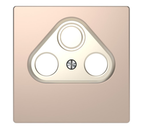 Накладка на розетку телевизионную Schneider Electric MERTEN D-LIFE, шампань