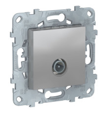 Розетка TV Schneider Electric UNICA NEW, одиночная, алюминий