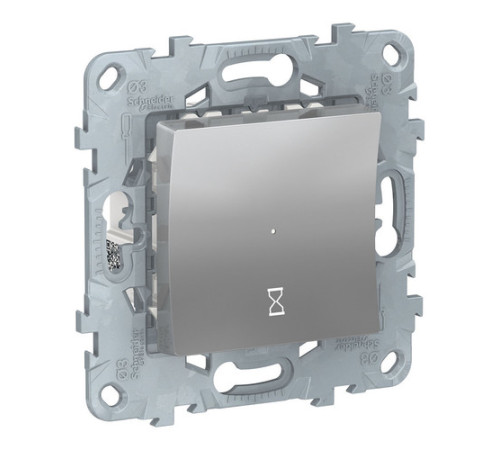 Таймер нажимной Schneider Electric UNICA NEW, механический, алюминий