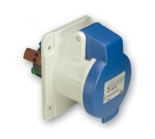 РОЗ СКР УСТ ПРМ БСТР 32А 2P+E IP44 220В