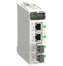 Оптовол. повтор. RIO в шасси Modicon X80